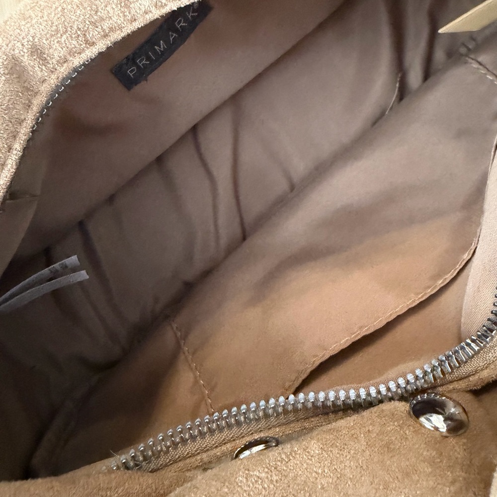 Studded Tan Shoulder Bag - Picture 5 of 11
